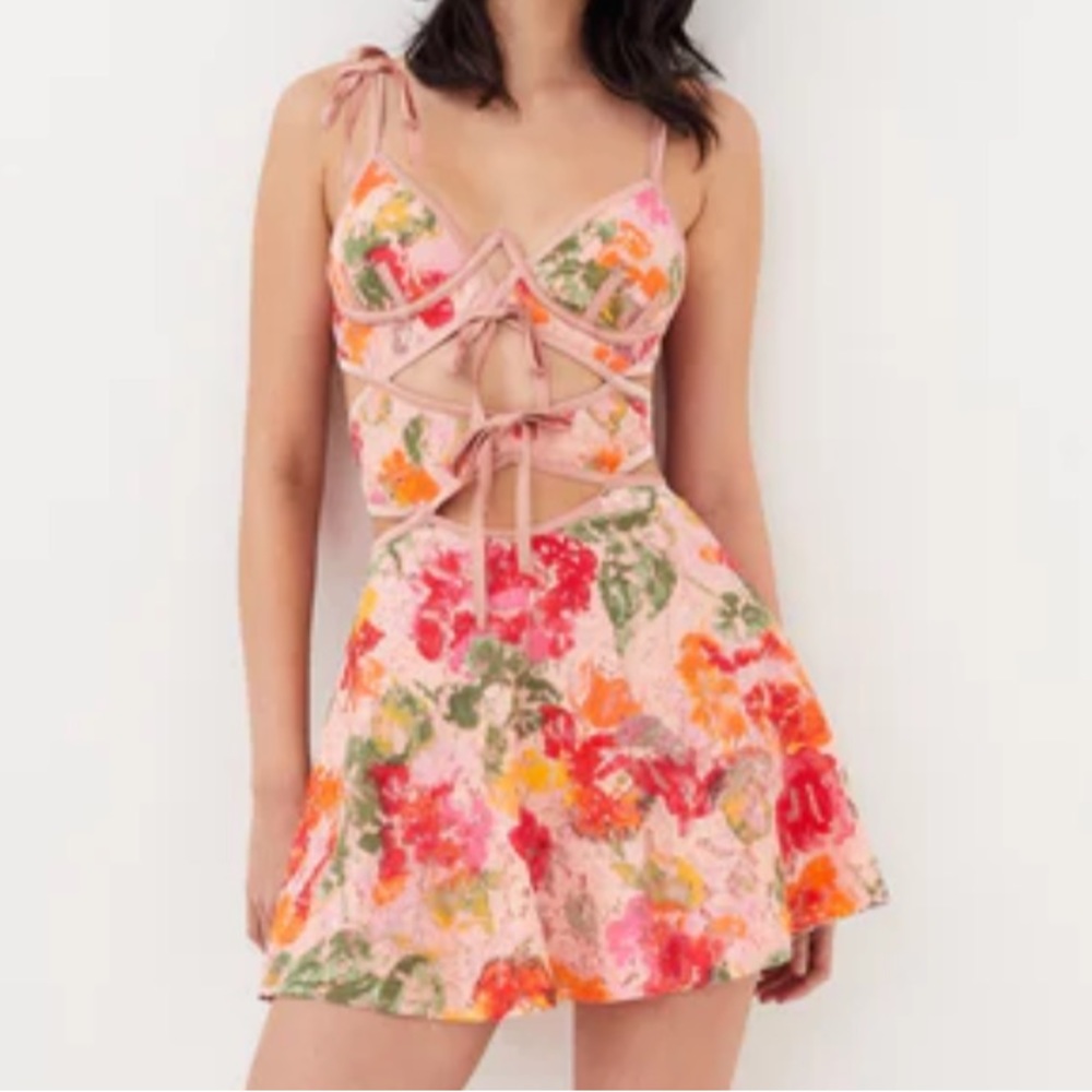 SOLD OUT, NEW; XXS For Love and Lemons Dascha Mini Dress